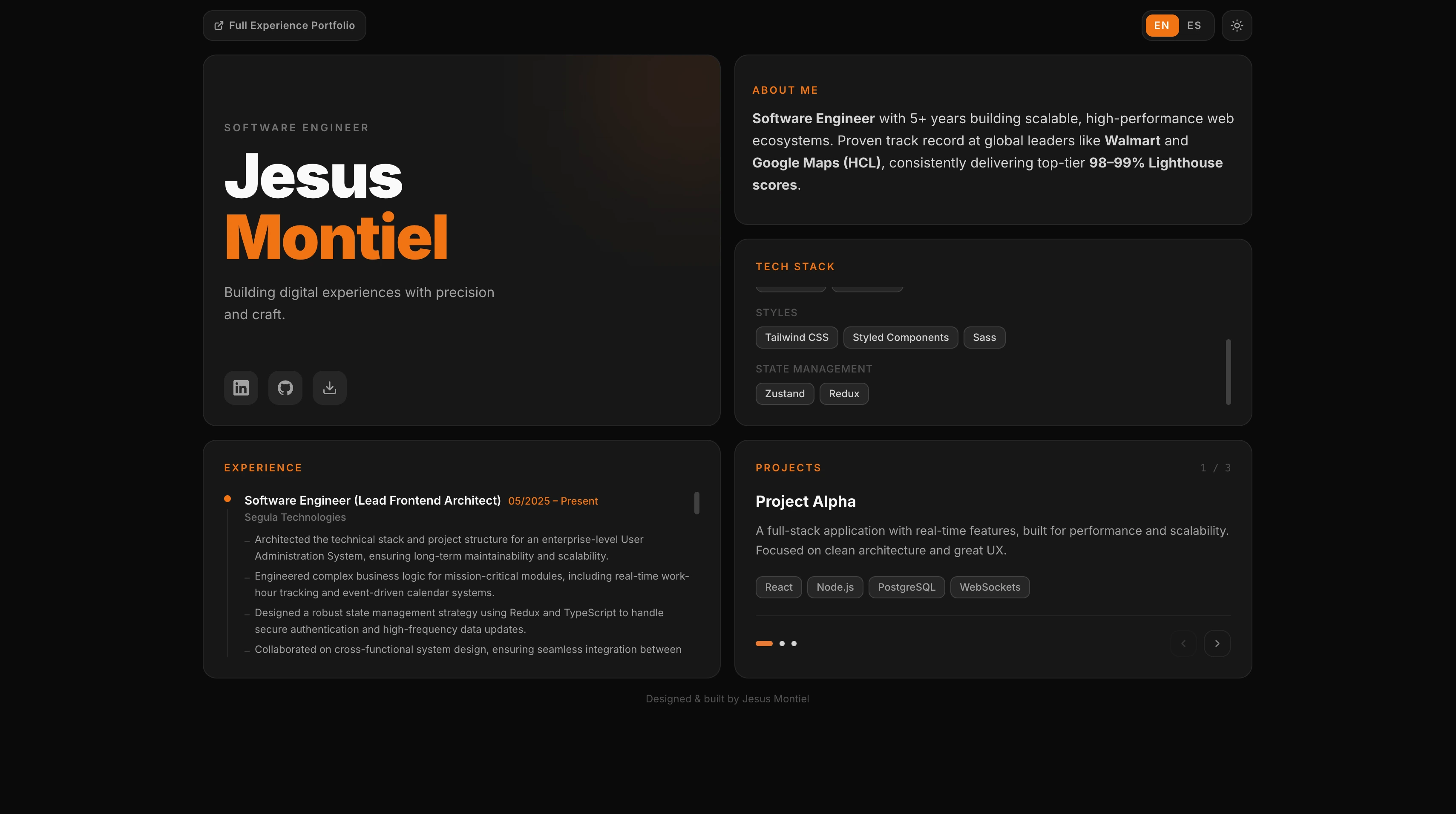 Low-Requirements Portfolio